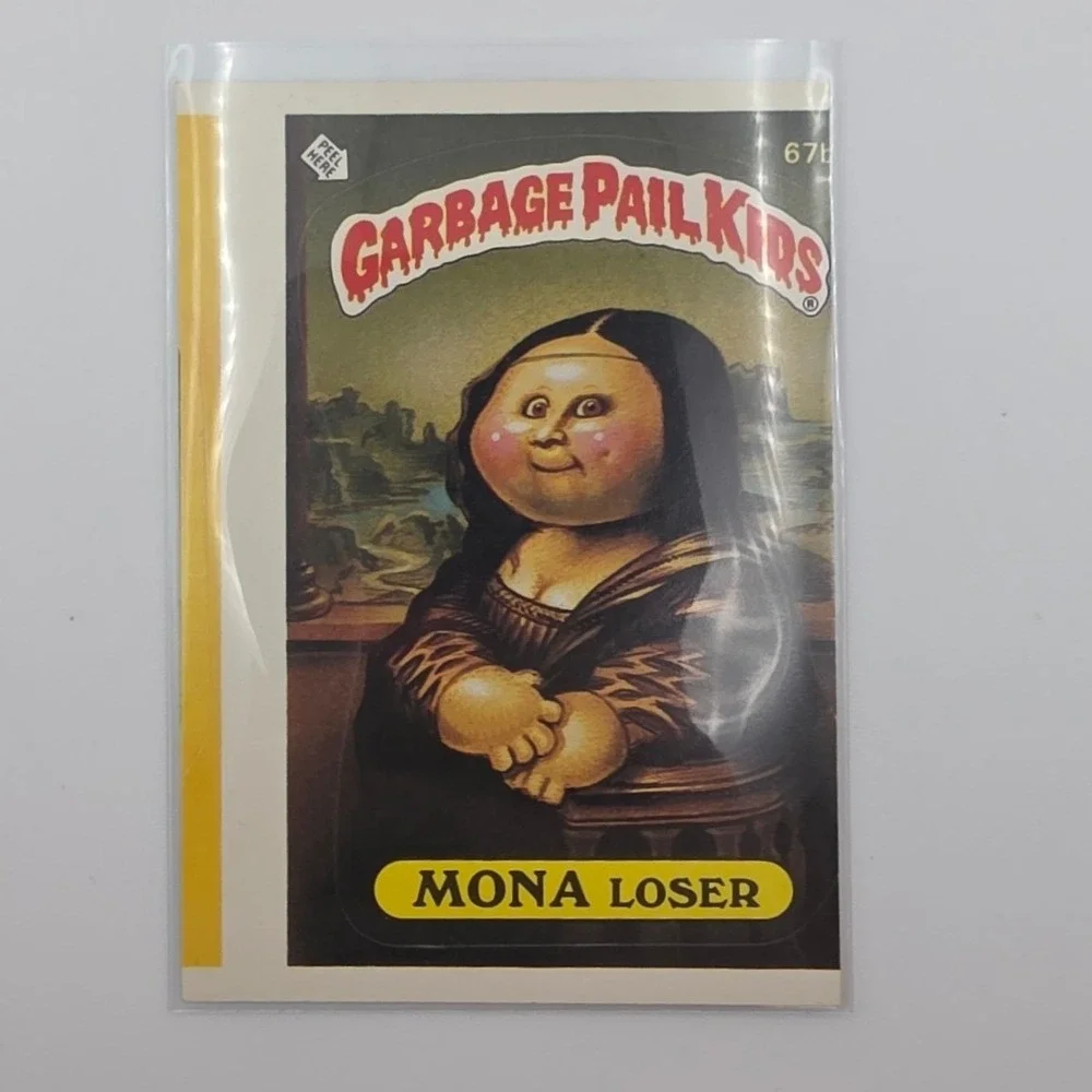 Topps Garbage Pail Kids OS2 Mona Loser 67b 1986 Original Series 2 Error Cut